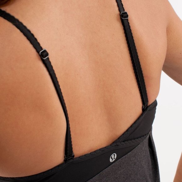 Lululemon Graceful Flow Tank Top Adjustable Strap Shelf Bra Workout Yoga sz 4 - Picture 13 of 17